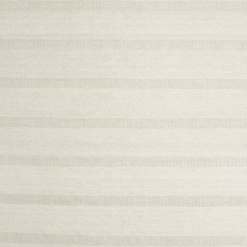 Newport Performance Wool-Blend Handwoven Dove White Rug Swatch 12"x18" - image 0 of 4