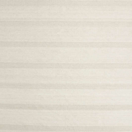 Newport Performance Wool-Blend Handwoven Dove White Area Rug 10'x14'