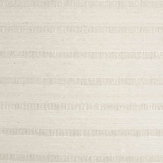 Newport Performance Wool-Blend Handwoven Dove White Area Rug