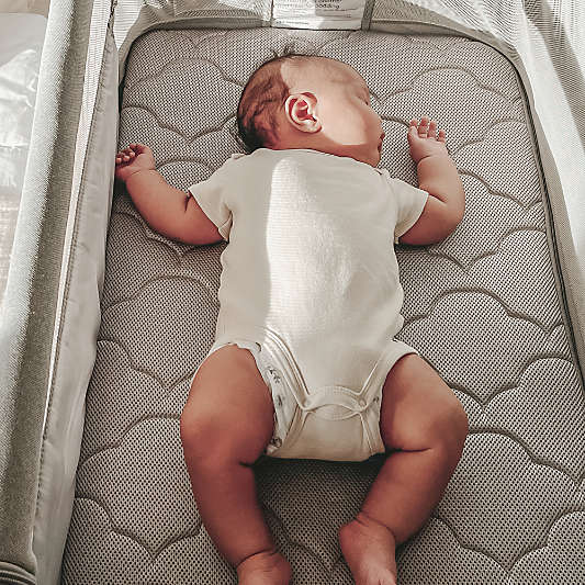 Newton Baby Grey Bassinet and Bedside Sleeper