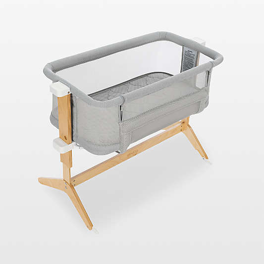 Newton Baby Grey Bassinet and Bedside Sleeper