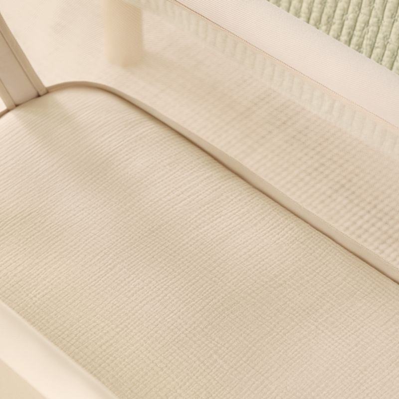 Newton Baby Set of 2 Bassinet and Bedside Sleeper Sandstone Beige Sheets - image 4 of 5