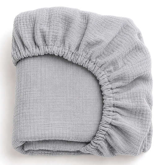 Newton Baby Set of 2 Compact Travel Crib and Play Yard Grey Sheets