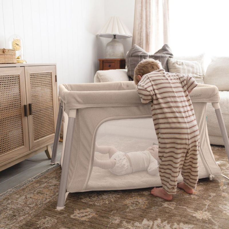 Newton Baby Sandstone Beige Compact Travel Crib and Play Yard - image 1 of 7