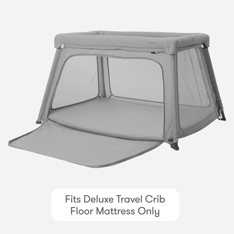 Newton Baby Set of 2 Deluxe Travel Crib and Play Yard Grey Sheets - image 4 of 6