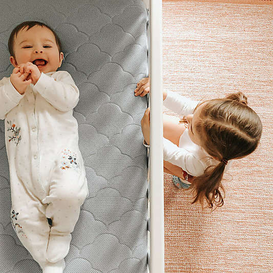Newton Baby Waterproof Breathable Quilted Grey Crib Mattress