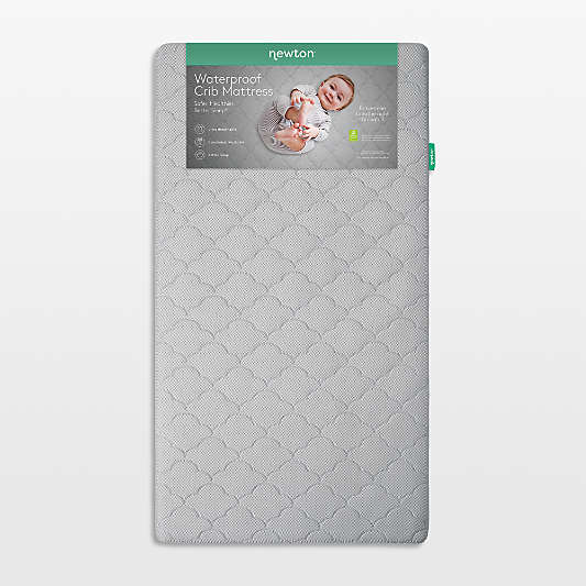 Newton Baby Waterproof Breathable Quilted Grey Crib Mattress