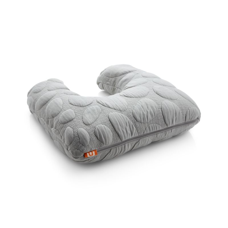 Nook Misty Gray Organic Niche Nursing Pillow Crate Kids