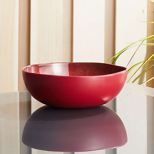 Nico Vermillion Melamine Bowl