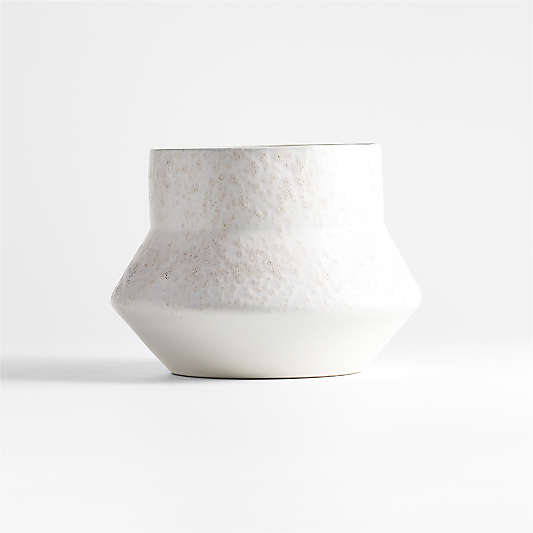 Nikko Mini Off White Ceramic Planter 8"