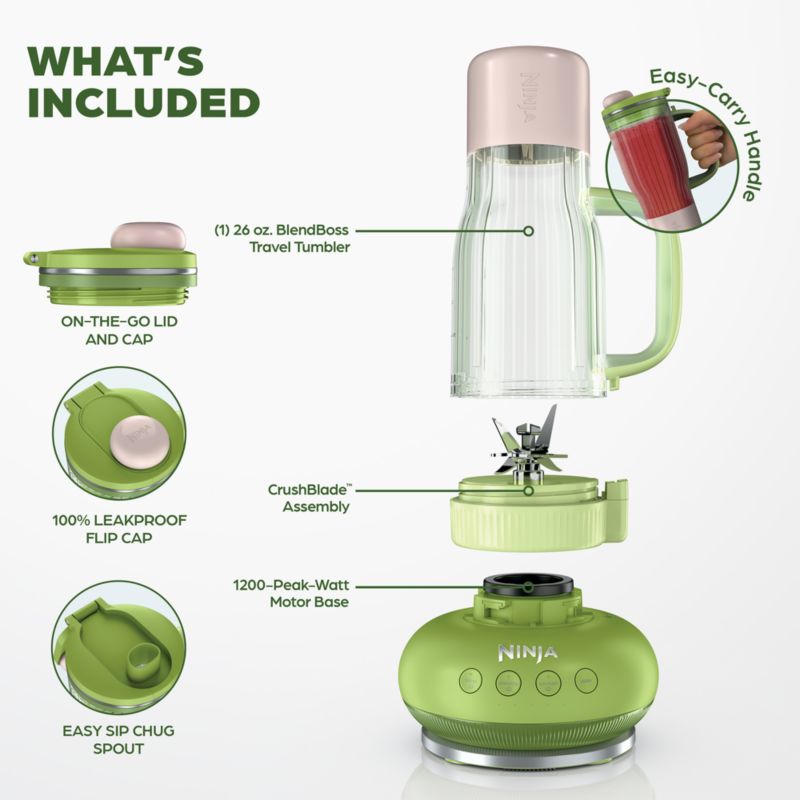 Ninja BlendBOSS™ Tumbler Blender in Green - image 7 of 8