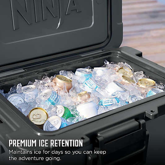 Ninja ® FrostVault™ 45-Qt. Wheeled Cooler with Dry Zone in Charcoal Grey