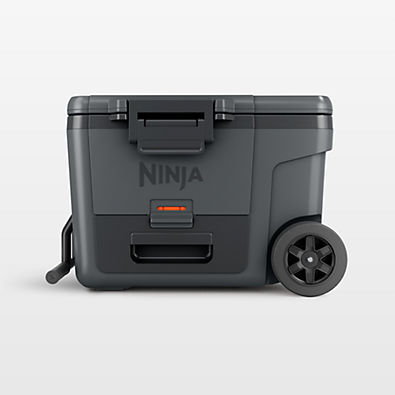 View Ninja ® FrostVault™ 45-Qt. Wheeled Cooler with Dry Zone in Charcoal Grey details
