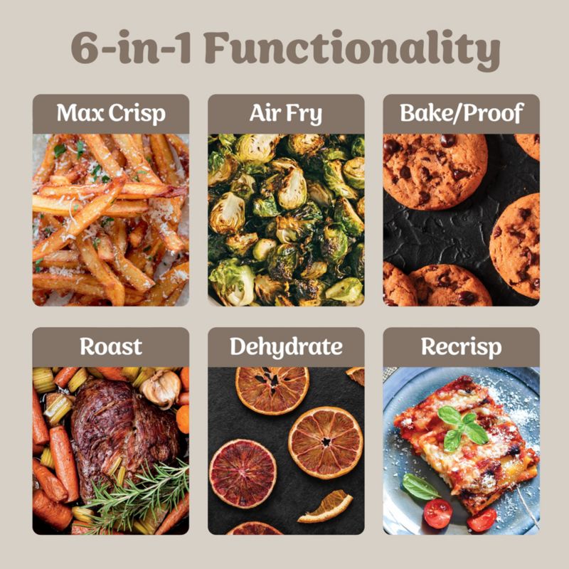 Ninja Crispi® DualZone™ Dual Basket Glass Air Fryer in Bone - image 7 of 10