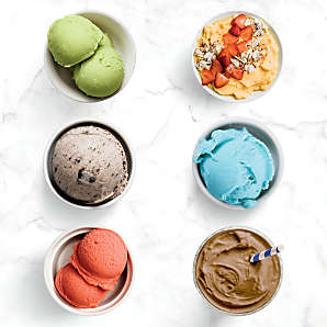 Crate&Barrel Cuisinart ® Pure Indulgence ™ 2-Quart Frozen Yogurt, Sorbet  and Ice Cream Maker