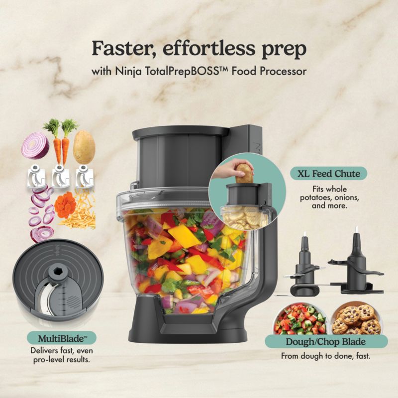 Ninja ® CrushBOSS ™ 3-in-1 Kitchen System Blender in Onyx - image 2 of 9