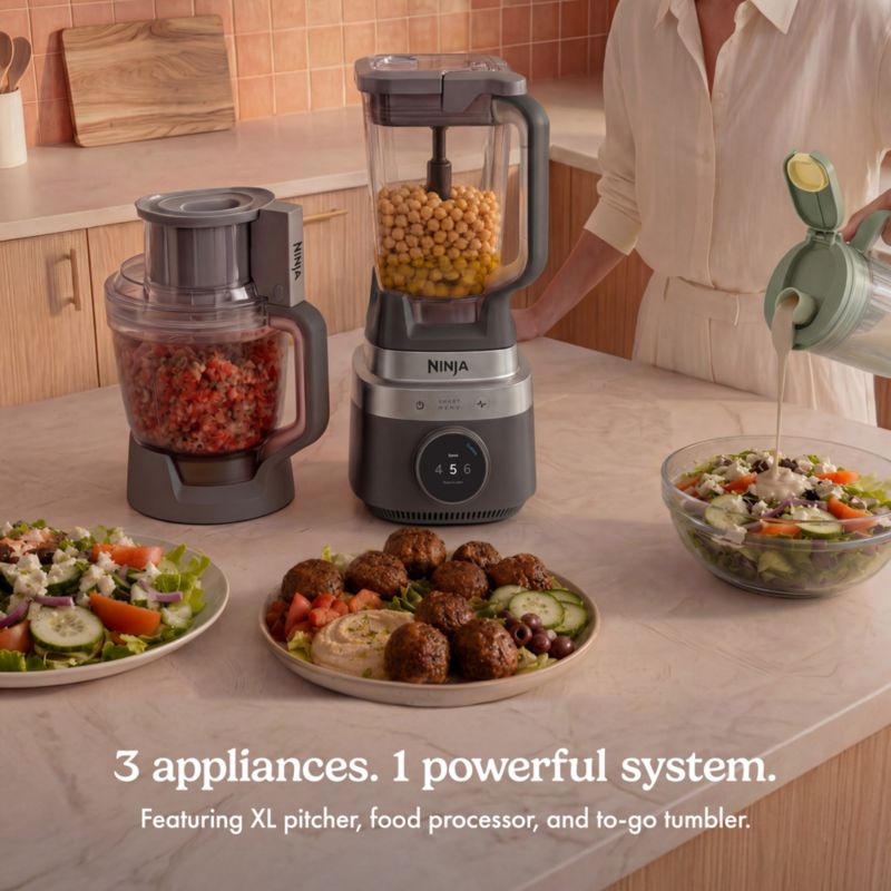 Ninja ® CrushBOSS ™ 3-in-1 Kitchen System Blender in Onyx - image 8 of 9