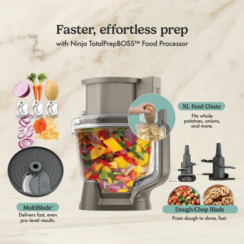 Ninja ® CrushBOSS ™ 3-in-1 Kitchen System Blender in White - image 8 of 8