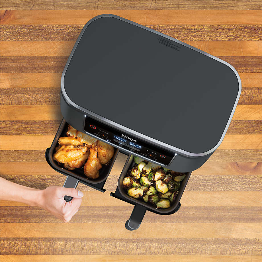 Ninja Foodi 2-Basket 8-Qt. Air Fryer with DualZone Technology + 