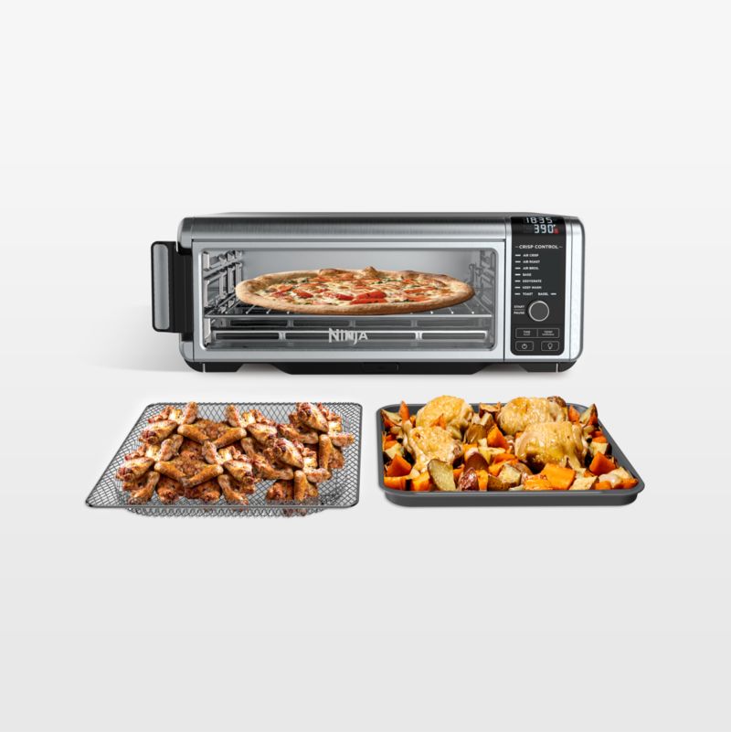Ninja FT205CO Digital Air Fry Pro Countertop 8-in-1 Oven Extended Height  (Renewed) Bundle with 3 YR CPS Enhanced Protection Pack