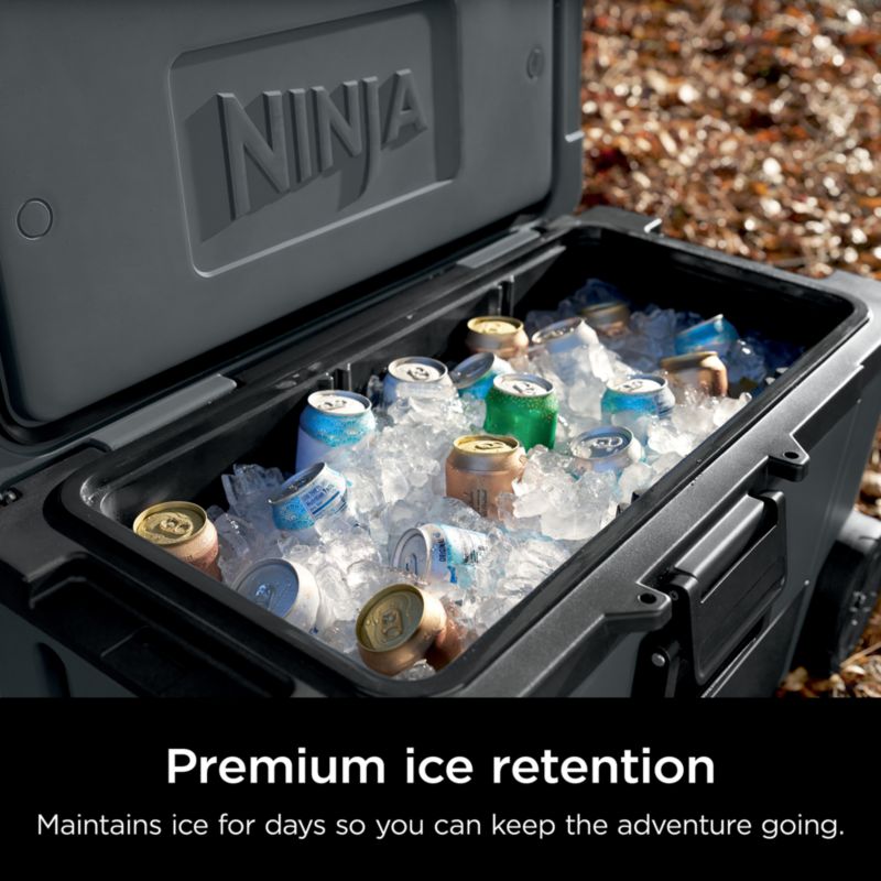 Ninja ® FrostVault™ 65-Qt. Wheeled Cooler with Dry Zone in Charcoal Grey - image 1 of 10