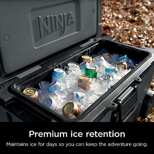 Ninja ® FrostVault™ 65-Qt. Wheeled Cooler with Dry Zone in Charcoal Grey