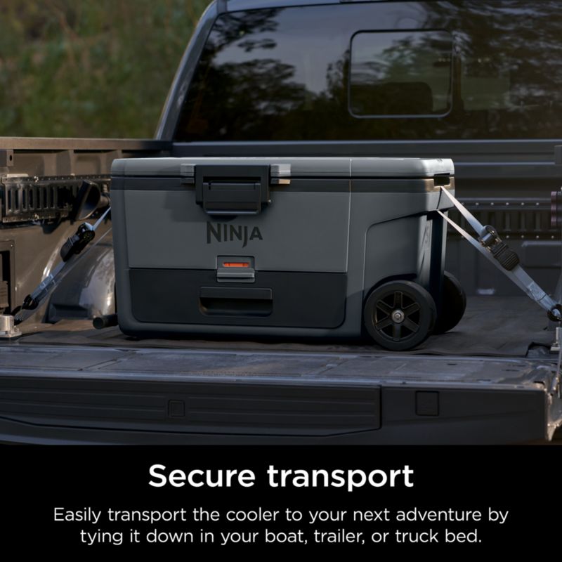 Ninja ® FrostVault™ 65-Qt. Wheeled Cooler with Dry Zone in Charcoal Grey - image 2 of 10