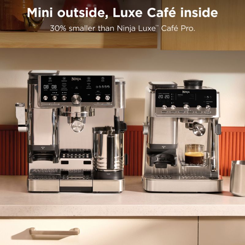 Ninja Luxe™ Café Mini Plus AutoFroth Espresso Machine in Midnight Mocha - image 5 of 9