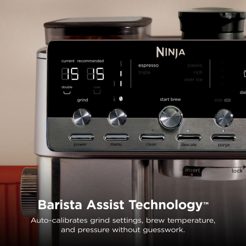 Ninja Luxe™ Café Mini Plus AutoFroth Espresso Machine in Midnight Mocha - image 6 of 9