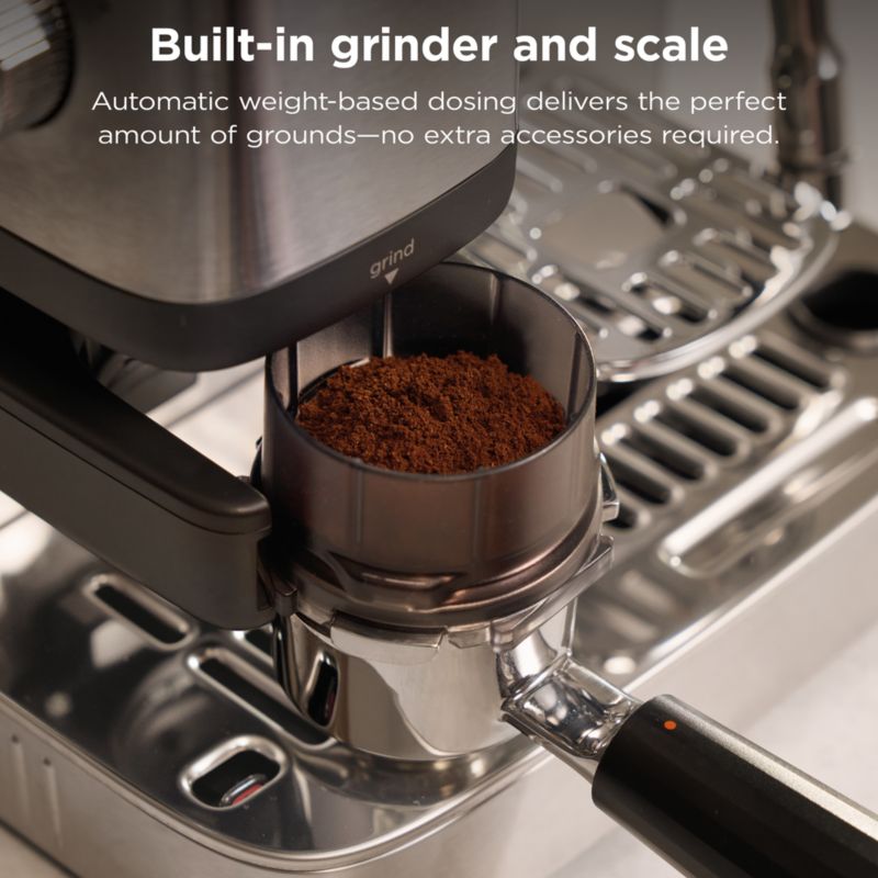 Ninja Luxe™ Café Mini Plus AutoFroth Espresso Machine in Midnight Mocha - image 7 of 9