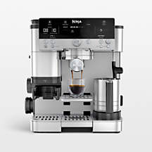 Ninja Luxe Cafe Premier Series Espresso Machine in Stainless Steel | Crate & Barrel