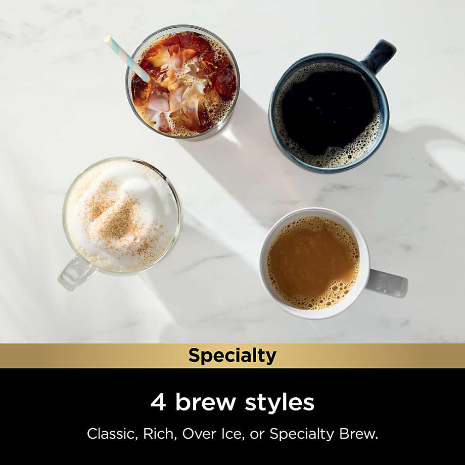 Ninja® Single Serve Dual Brew Coffee Maker, Brews Grounds & Pods, Black,  6-Cup