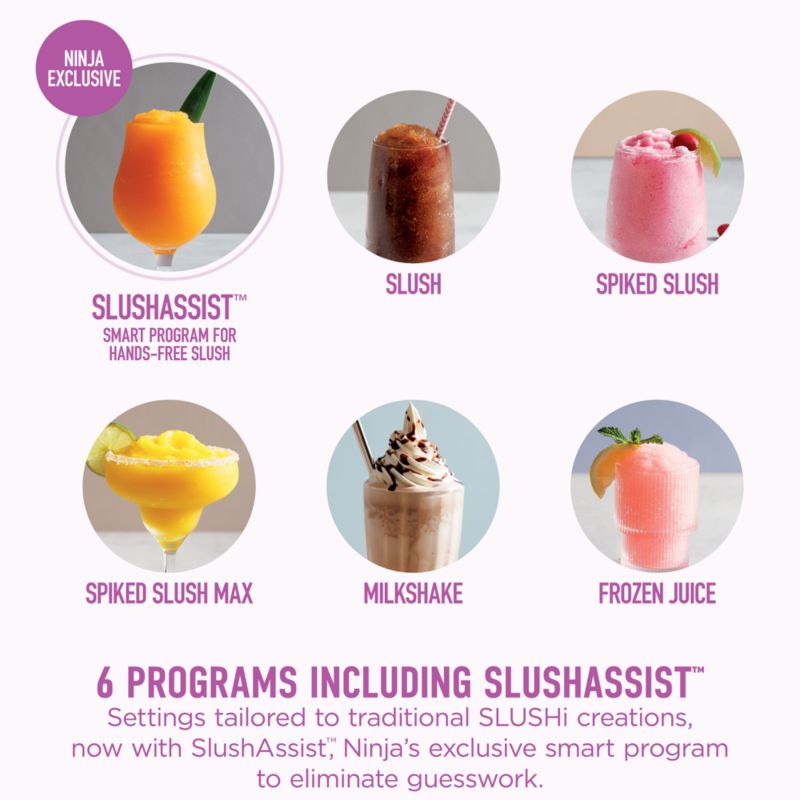 Ninja SLUSHi® XL Smart Frozen Drink Maker in Pink - image 8 of 10