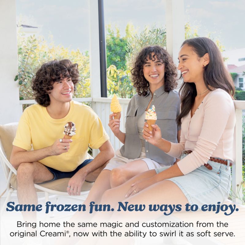 Ninja Swirl™ by CREAMi ® Soft Serve and Ice Cream Maker in Midnight Mocha - image 9 of 11