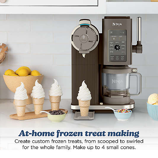 Ninja Swirl™ by CREAMi ® Soft Serve and Ice Cream Maker in Midnight Mocha