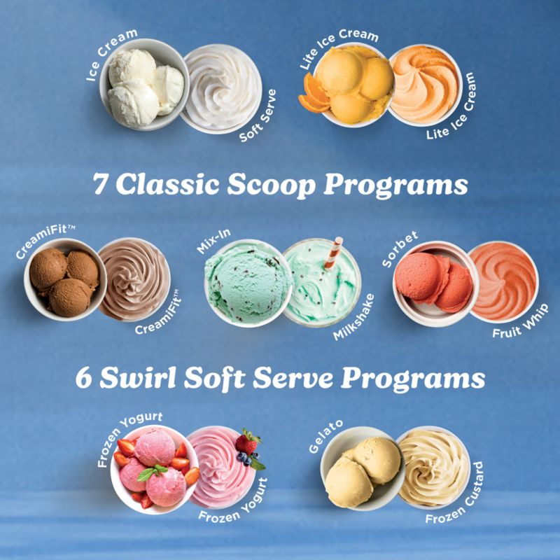 Ninja Swirl™ by CREAMi ® Soft Serve and Ice Cream Maker in Midnight Mocha - image 4 of 11