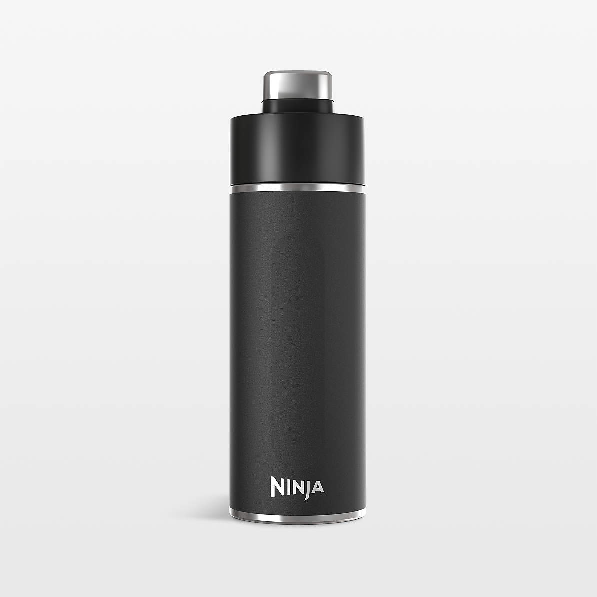 Ninja Thirsti 24-Oz. Black Travel Bottle + Reviews | Crate & Barrel