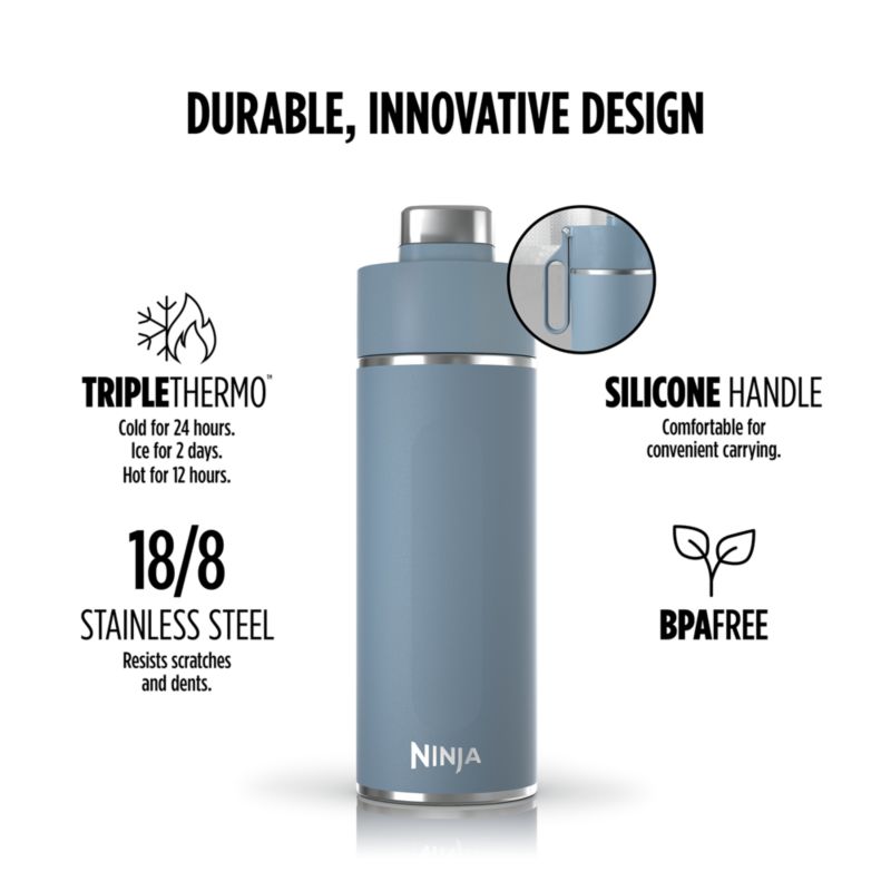 Ninja Thirsti 24oz. Travel Bottle, Blue | DW2401BL