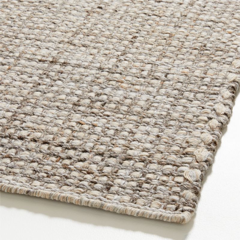 Niseko Performance Handwoven Brown Rug Swatch 12"x18" - image 4 of 5