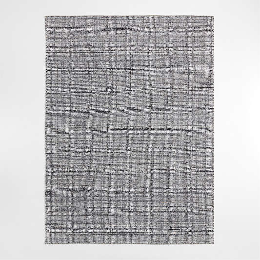 Niseko Performance Handwoven Dark Grey Area Rug