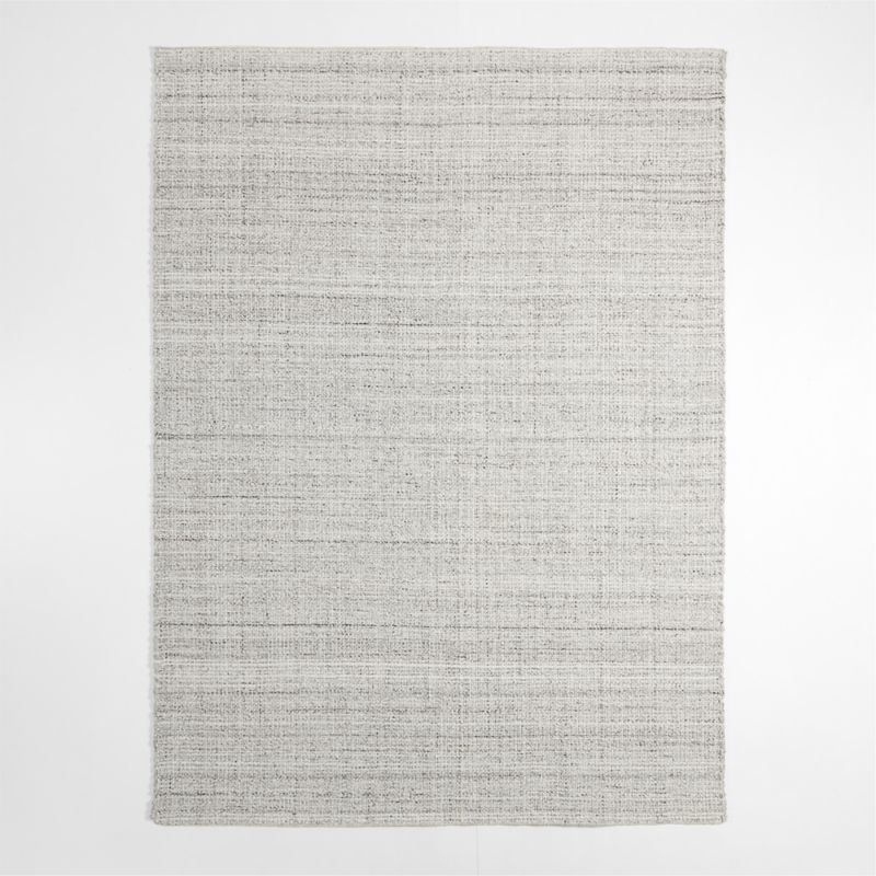 Niseko Performance Handwoven Silver Grey Rug Swatch 12"x18" - image 1 of 4