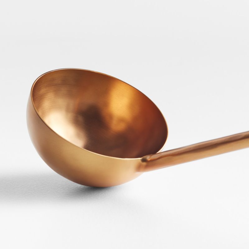Nkwanta Hammered Brass Punch Bowl Ladle by Eric Adjepong