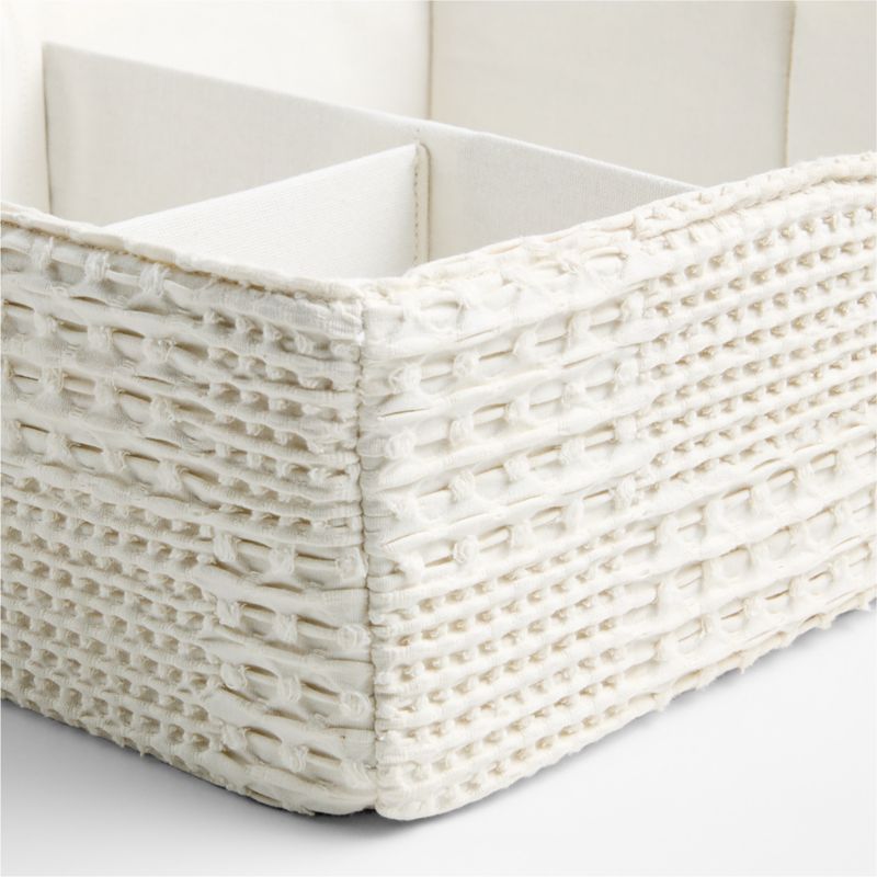 Nella White Diaper Organizer - image 2 of 3