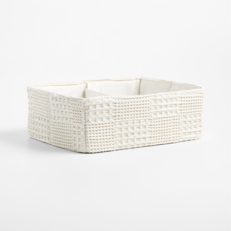 Nella White Diaper Organizer - image 1 of 3