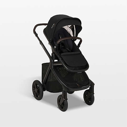 Nuna DEMI Icon Caviar Black Single Baby Stroller