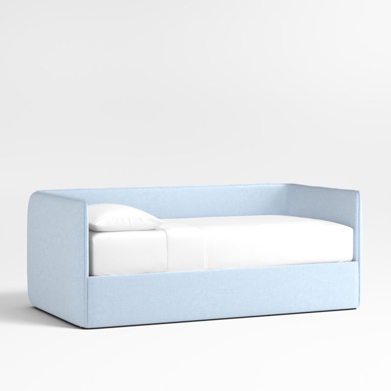 Noa Light Blue Kids Twin Daybed with Storage and Trundle Bed - image 0 of 7