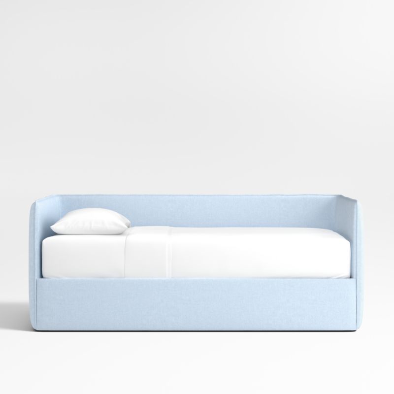 Noa Light Blue Kids Twin Daybed with Storage and Trundle Bed - image 1 of 7