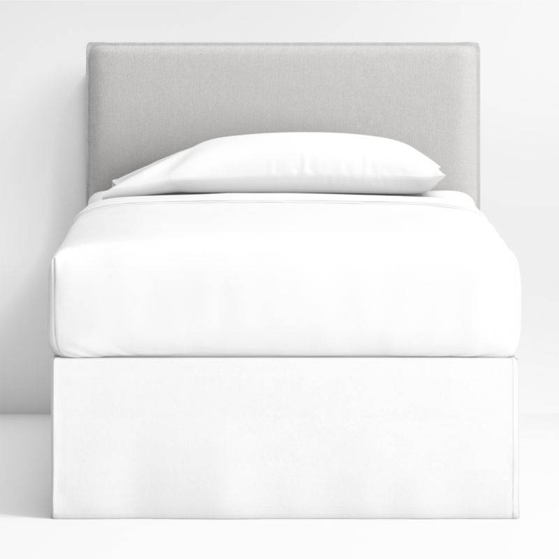 Noa Grey Upholstered Flange Kids Twin Headboard - image 2 of 4