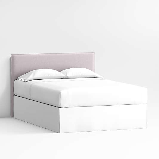 Noa Lilac Upholstered Flange Kids Full Headboard