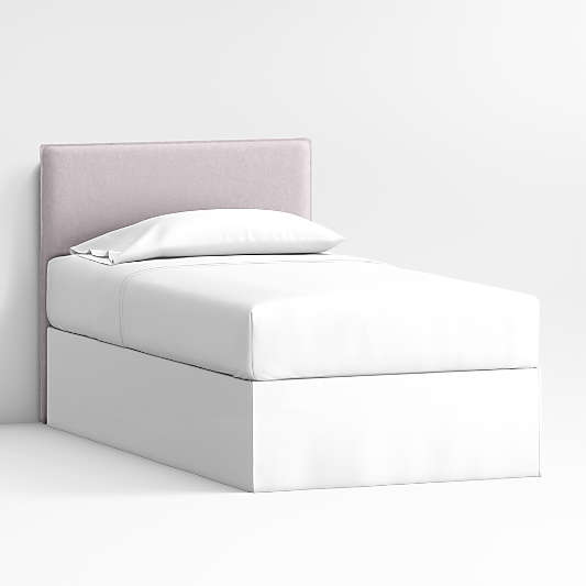 Noa Lilac Upholstered Flange Kids Twin Headboard